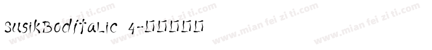 SusikBodItaLic 4字体转换